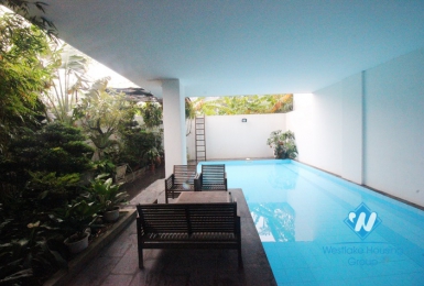 Modern and bright apartment for rent in Tay Ho st, Quang an ward